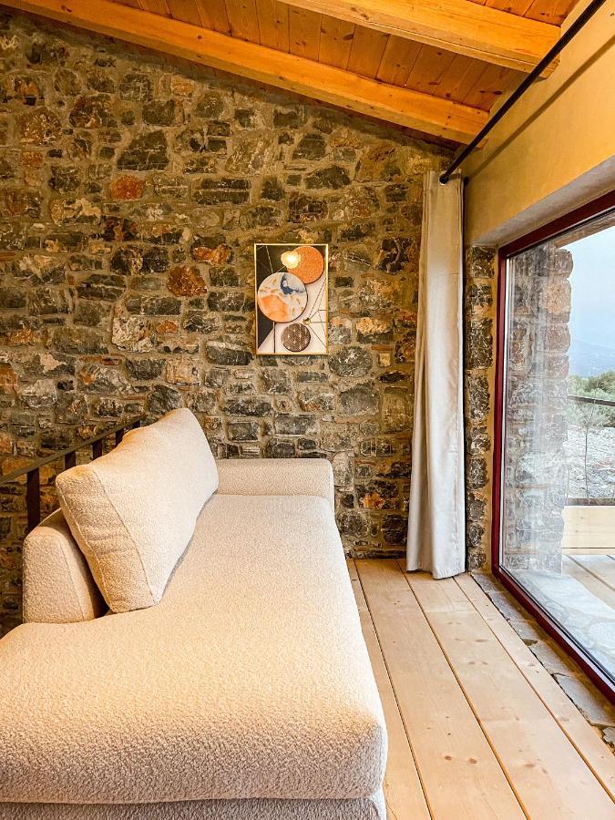 Modern Stone Villas With Swimming Pool 阿利韦里翁 外观 照片